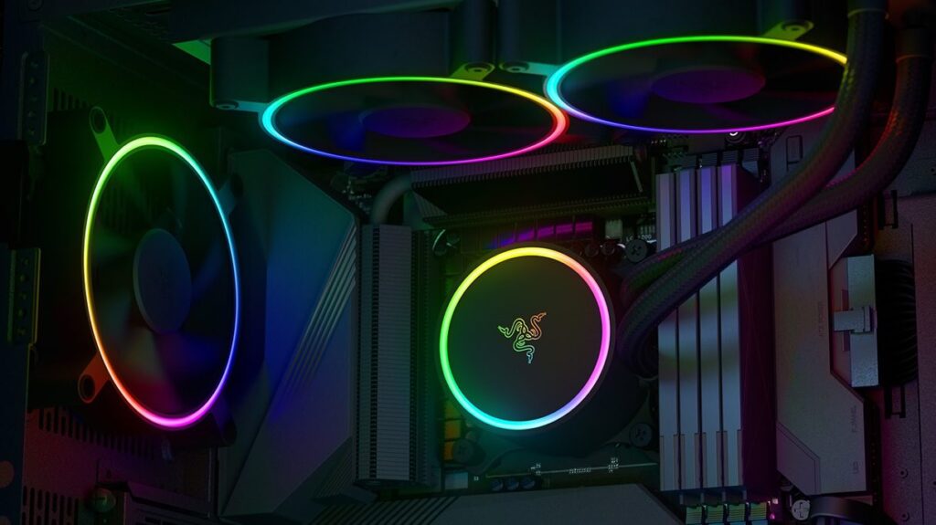 Razer Reveals New RGB-Enabled PC Fans, Liquid Coolers, And PSUs