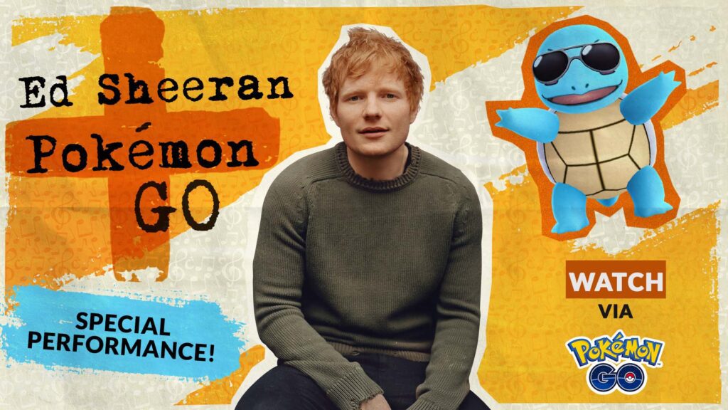 Pokemon Go Ed Sheeran