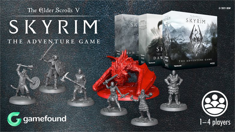 Skyrim tabletop game crowdfunding