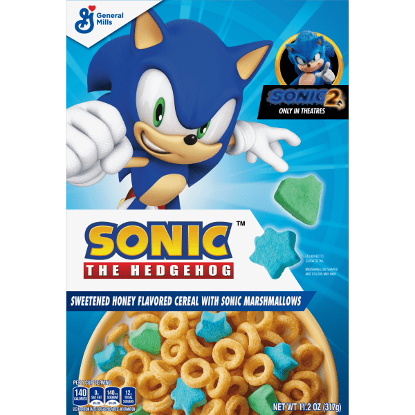 Sonic the hedgehog cereal