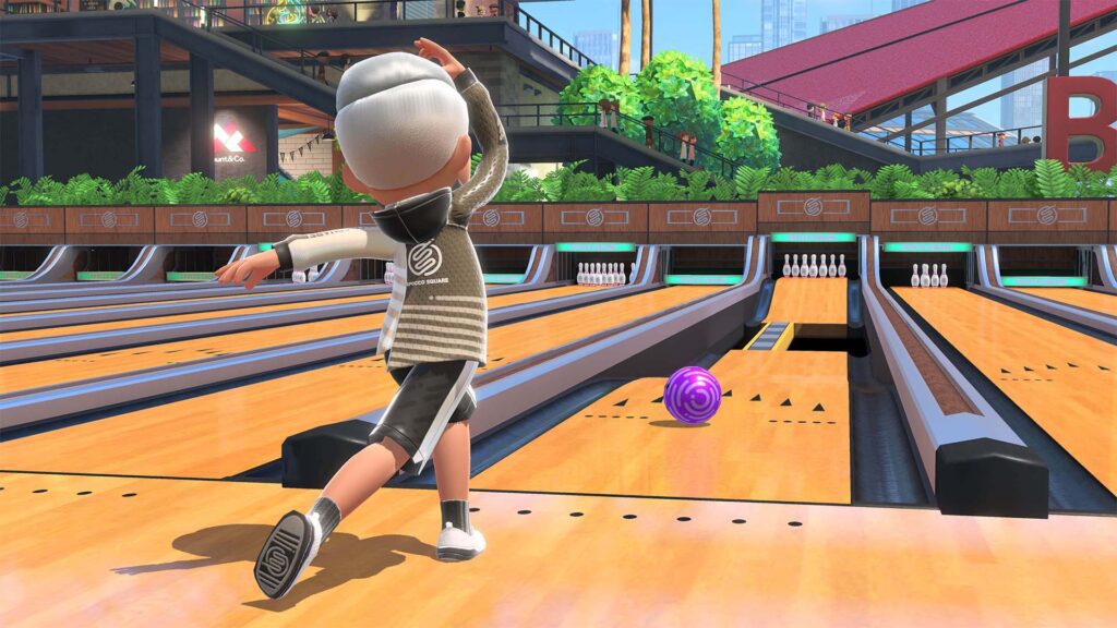 Nintendo Switch Sports bowling